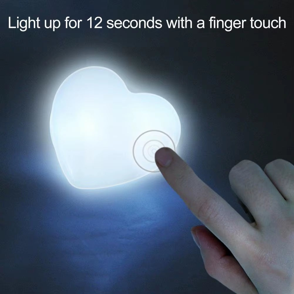 LED Purse Light Glow Heart Light Handbag Purse Lamp 2 Modes Adjustable Touch Sensor Activation Purse Glow Light Lamp Keychain