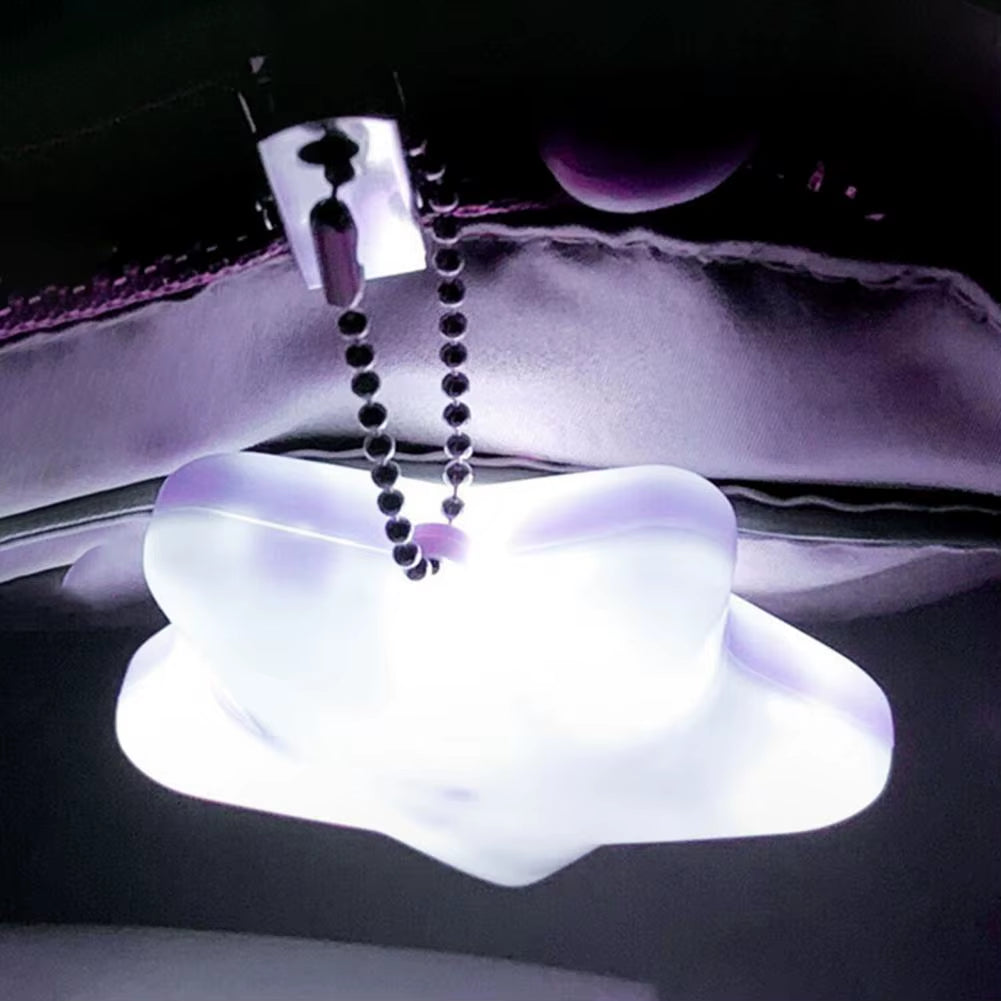 LED Purse Light Glow Heart Light Handbag Purse Lamp 2 Modes Adjustable Touch Sensor Activation Purse Glow Light Lamp Keychain